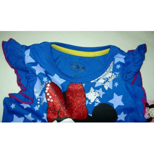 Minnie Mouse - Disney Royal Blue GIRL Toddler Sleeveless Top Official T shirt ( 24 months )  ***READY TO SHIP from Hong Kong***
